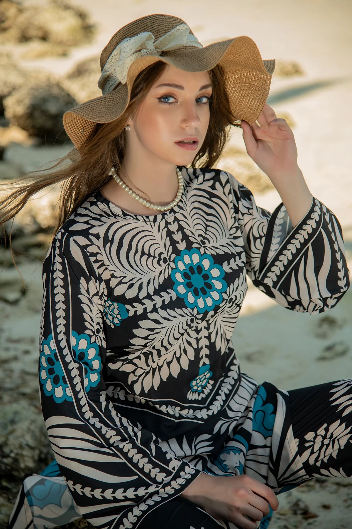 iris printed 2 pc