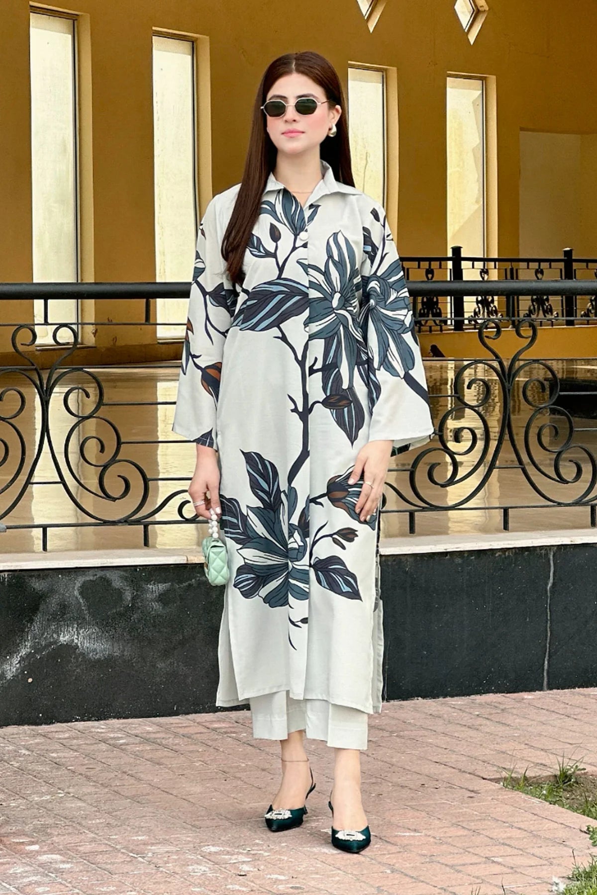 daisy printed 2 pc