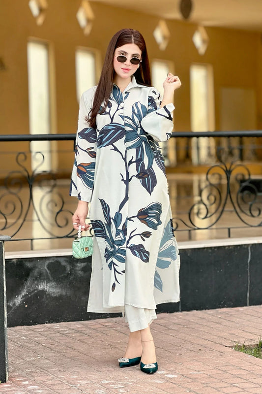 daisy printed 2 pc
