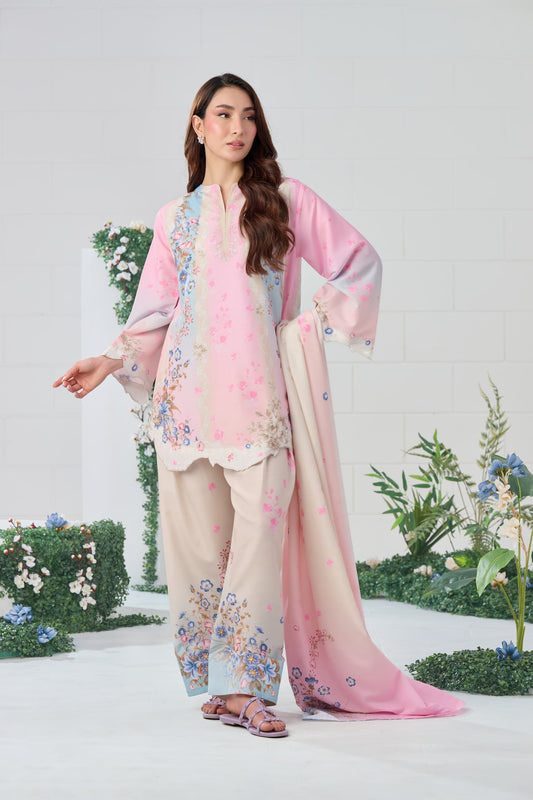 Elowen – Pink Blossom 3-Piece Suit