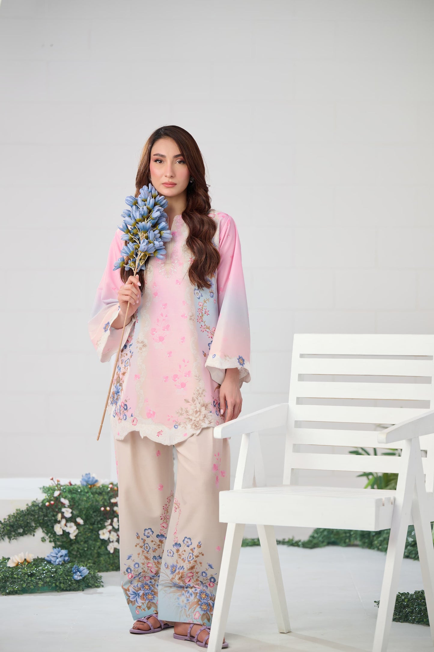 Elowen – Pink Blossom 3-Piece Suit