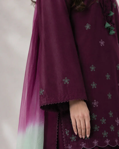 Mulberry Muse – Embroidered 3-Piece