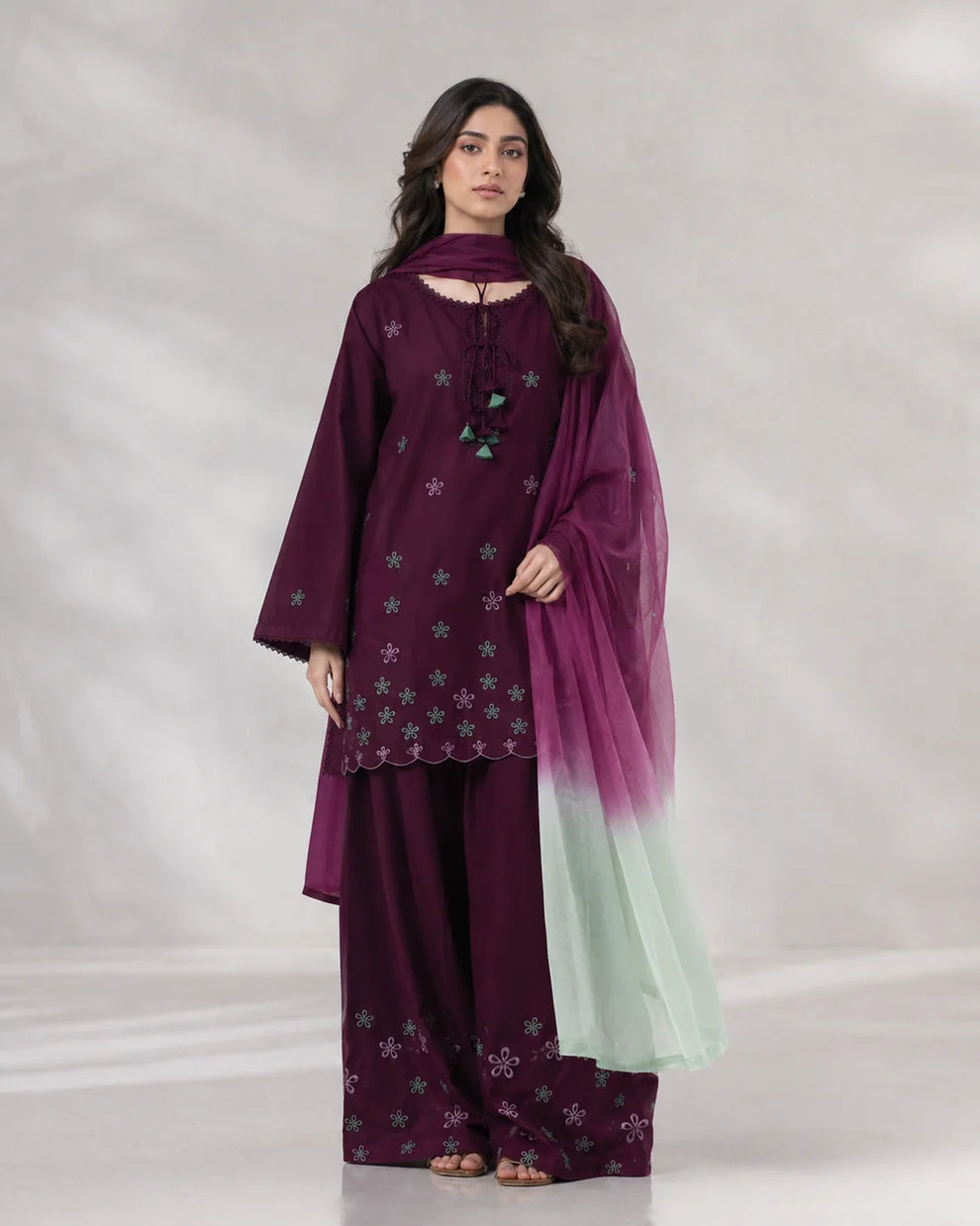 Mulberry Muse – Embroidered 3-Piece