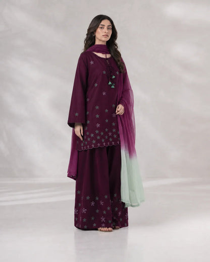 Mulberry Muse – Embroidered 3-Piece