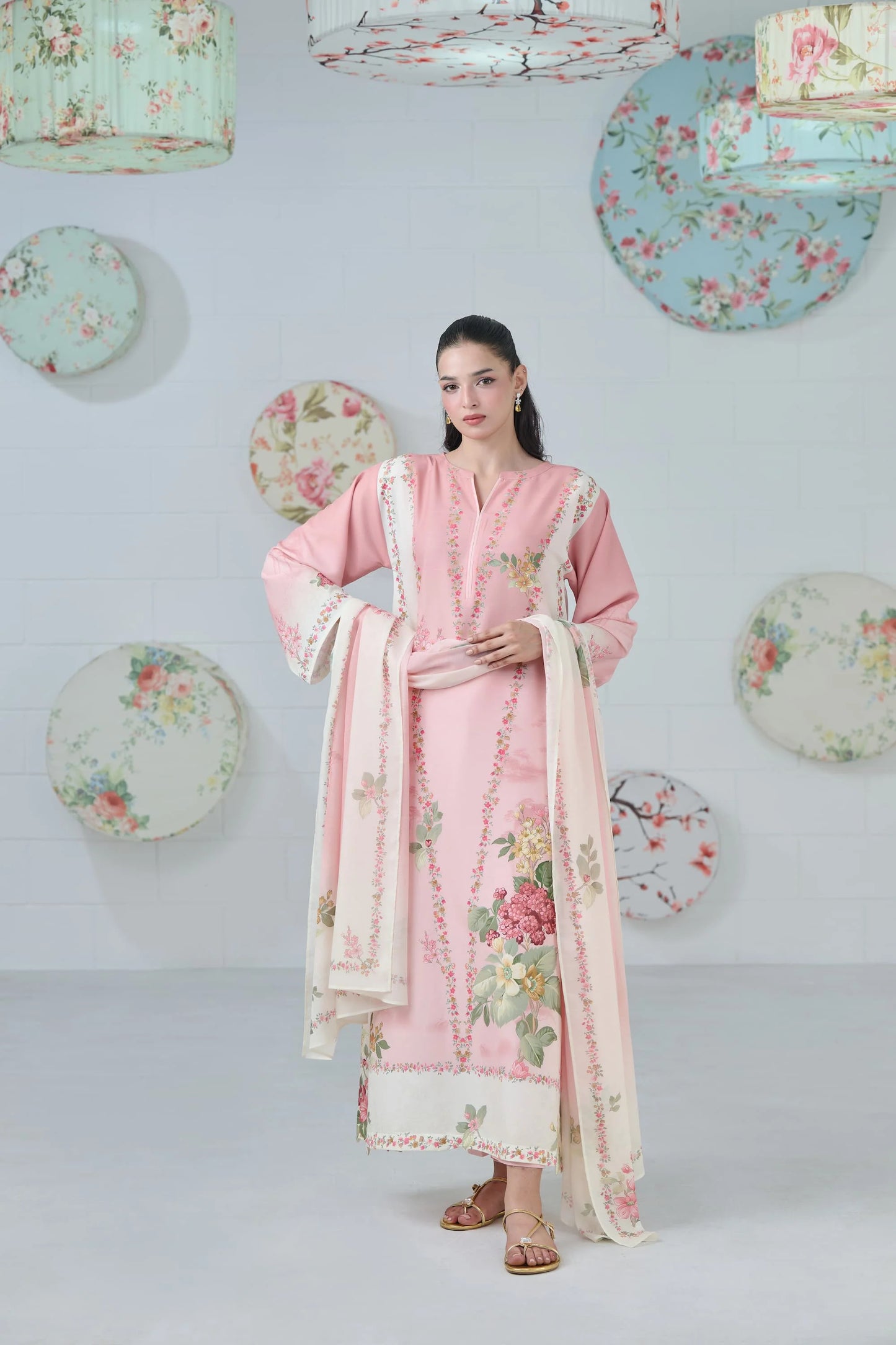 Roselle Kaftan 3-Piece