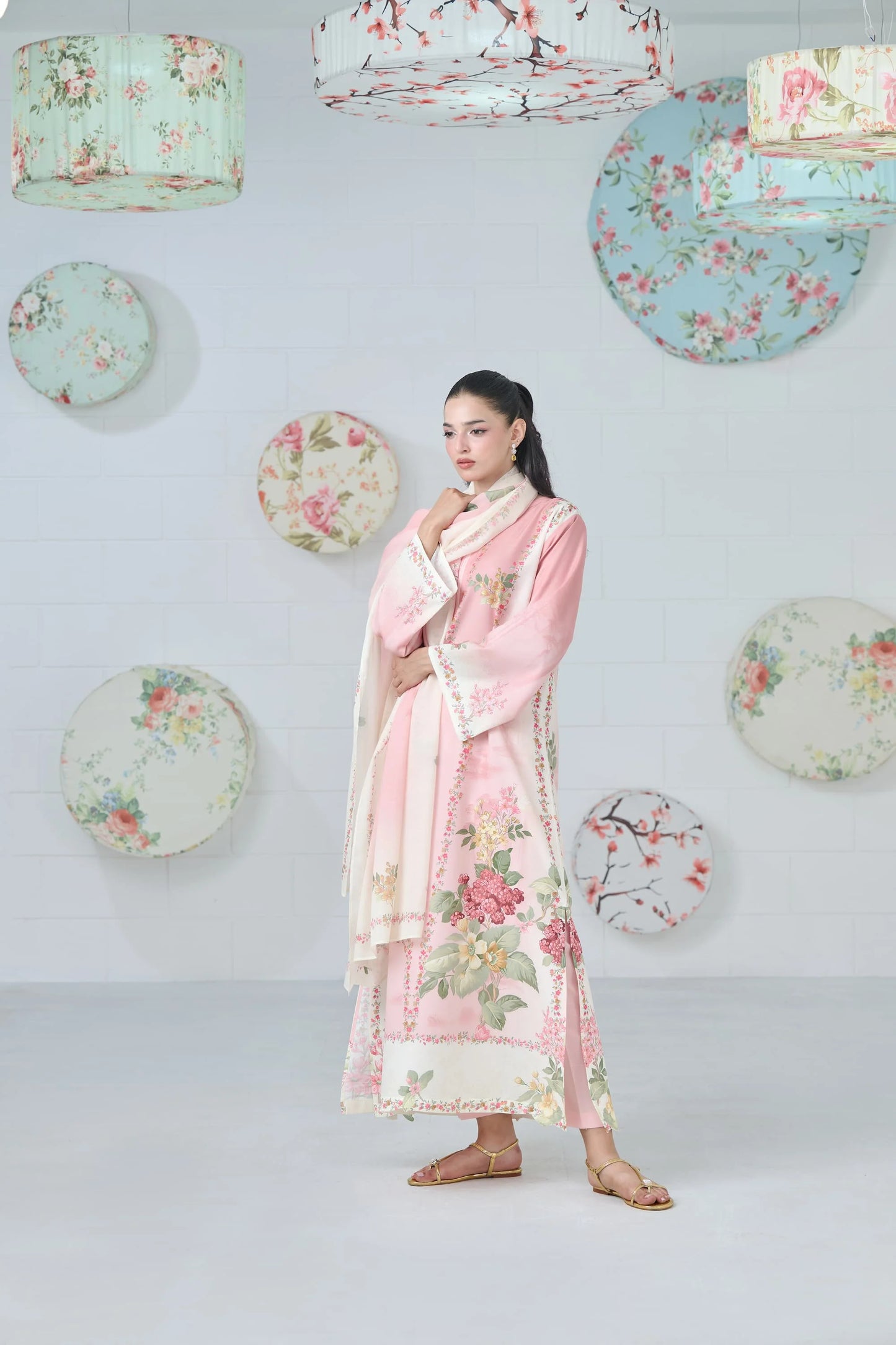 Roselle Kaftan 3-Piece